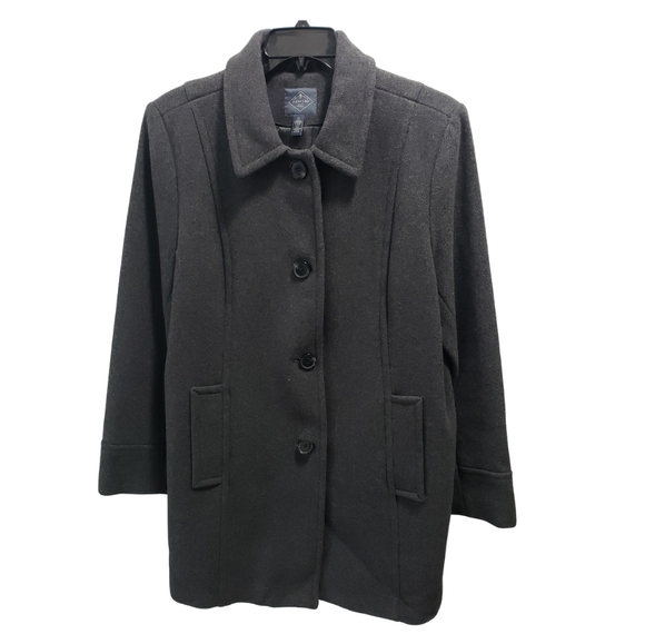 St. John's Bay Jackets & Blazers - St. John’s Bay Women’s Wool Coat - SIZE XL